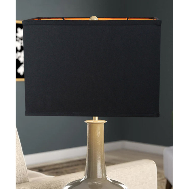 Wrought Studio 9'' H Linen Rectangular Lamp Shade & Reviews Wayfair